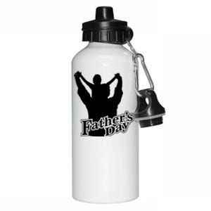 Father's Day Dad And Son Aluminum Water Bottle