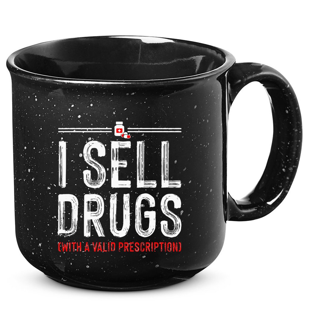Funny Drug Design Pharmacist Pharmacy Technician 15oz Campfire Ceramic Mug