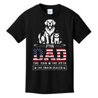 Fur Dad Dog And Cat Lovers FatherS Day Design Kids T-Shirt