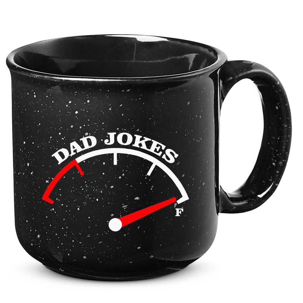 Fathers Day Dad Jokes Fuel Car Pun Loading Father 15oz Campfire Ceramic Mug