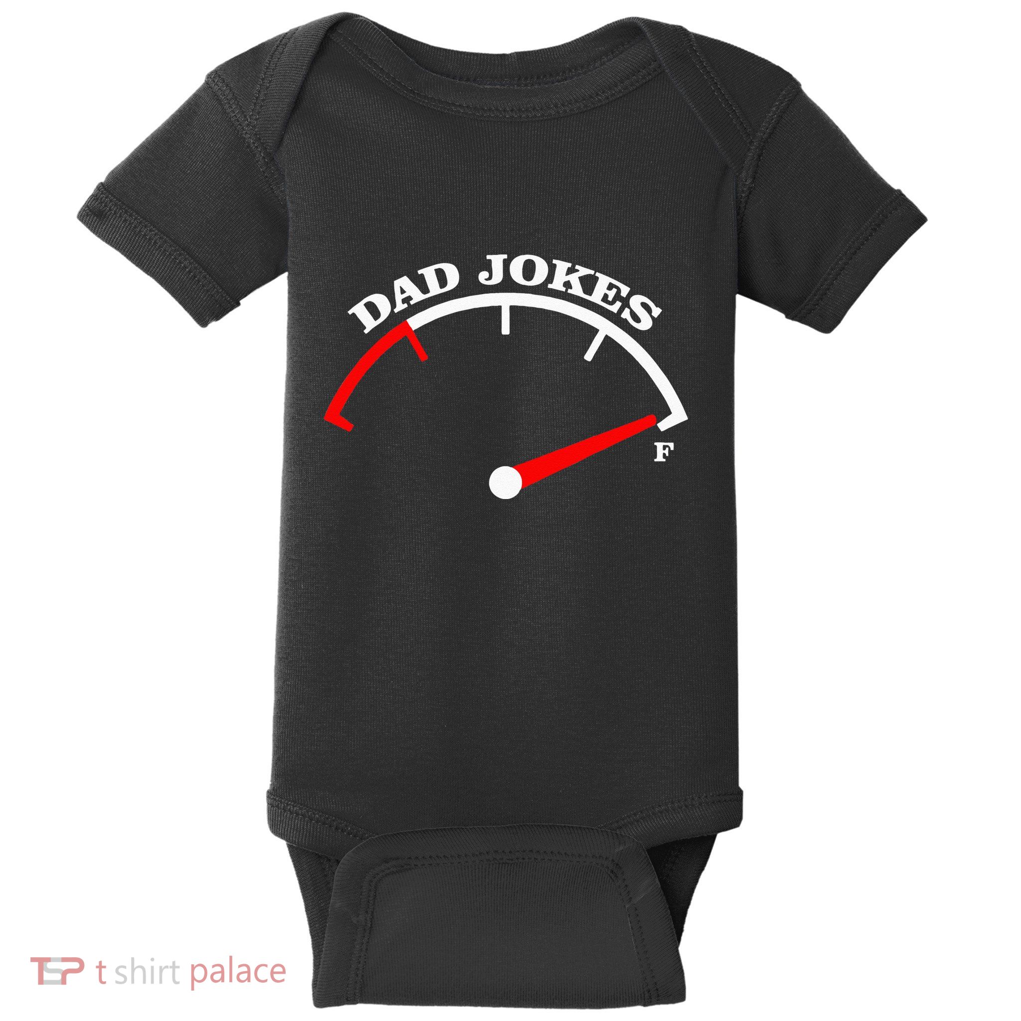 Fathers Day Dad Jokes Fuel Car Pun Loading Father Baby Bodysuit