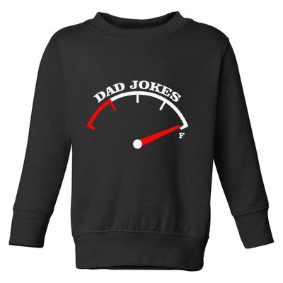 Fathers Day Dad Jokes Fuel Car Pun Loading Father Toddler Sweatshirt