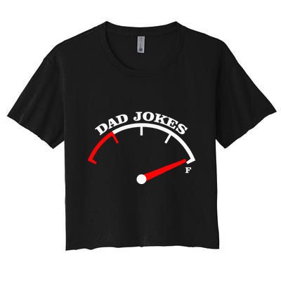 Fathers Day Dad Jokes Fuel Car Pun Loading Father Crop Top