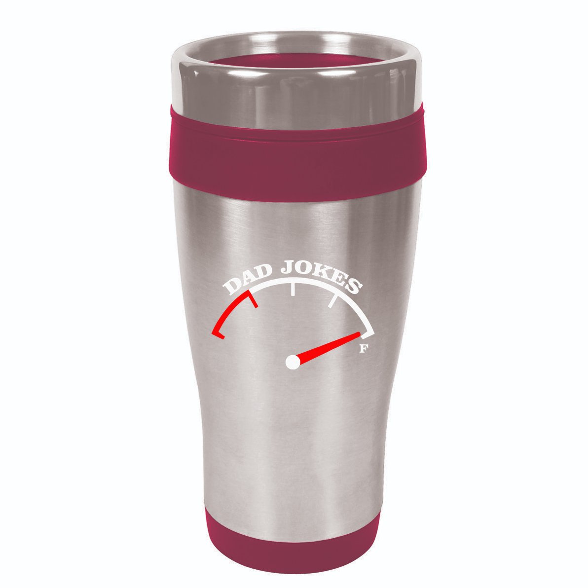Fathers Day Dad Jokes Fuel Car Pun Loading Father 16oz Travel Tumbler