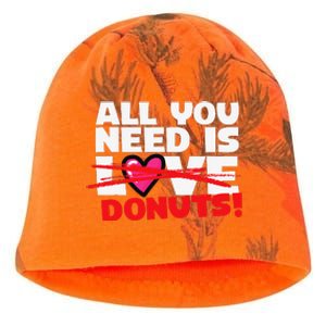 Funny Donut Doughnut Lover All You Need is Donuts Kati - Camo Knit Beanie