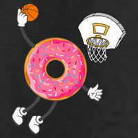 funny Dunking Donut Hole Food Champ Beanie