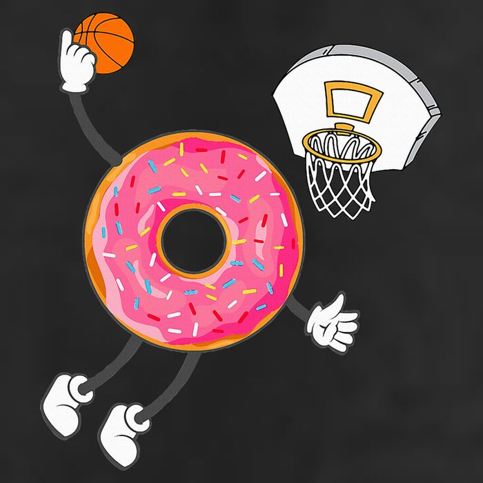 funny Dunking Donut Hole Food Champ Beanie