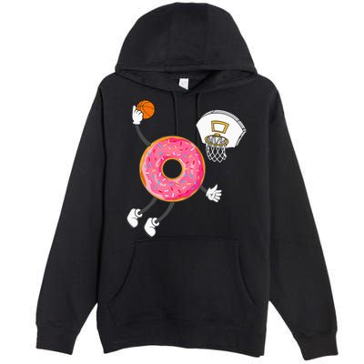 funny Dunking Donut Hole Food Champ Premium Pullover Hoodie