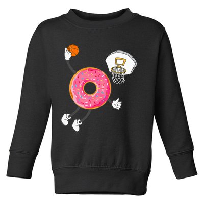funny Dunking Donut Hole Food Champ Toddler Sweatshirt