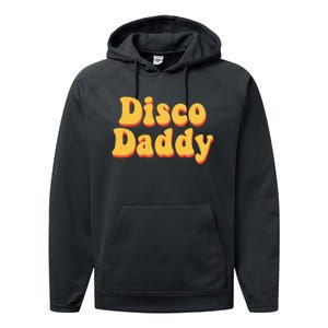 Funny Disco Daddy Halloween Costume Groovy 70s 80s Performance Fleece Hoodie