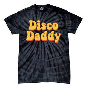 Funny Disco Daddy Halloween Costume Groovy 70s 80s Tie-Dye T-Shirt