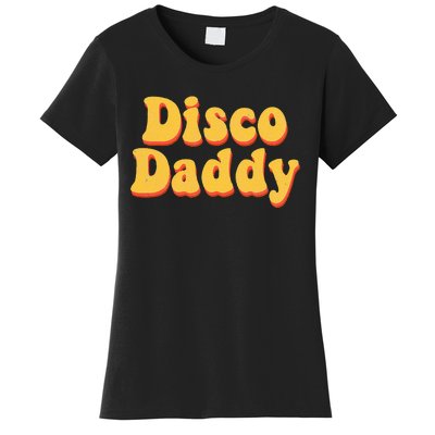 Funny Disco Daddy Halloween Costume Groovy 70s 80s Women's T-Shirt