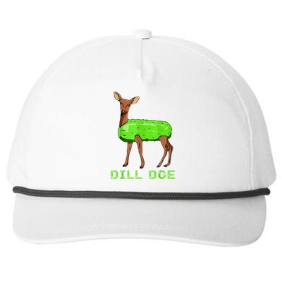 Funny Dill Doe Reindeer Pickles Naughty Dill Pickle Gift Snapback Five-Panel Rope Hat