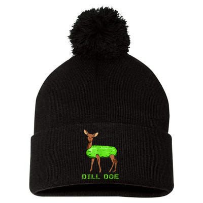 Funny Dill Doe Reindeer Pickles Naughty Dill Pickle Gift Pom Pom 12in Knit Beanie