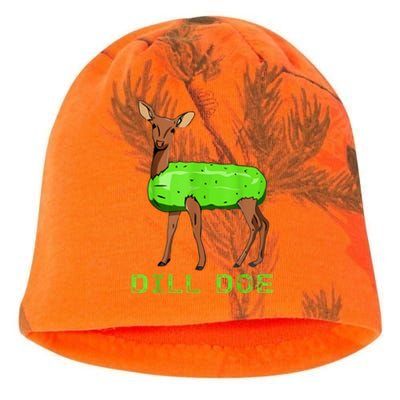 Funny Dill Doe Reindeer Pickles Naughty Dill Pickle Gift Kati - Camo Knit Beanie