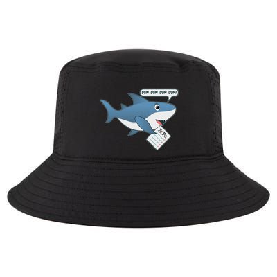 Funny Dun Dun To Do List Shark Cool Comfort Performance Bucket Hat