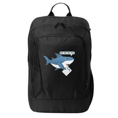 Funny Dun Dun To Do List Shark City Backpack