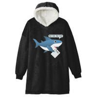 Funny Dun Dun To Do List Shark Hooded Wearable Blanket