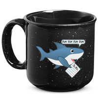 Funny Dun Dun To Do List Shark 15oz Campfire Ceramic Mug
