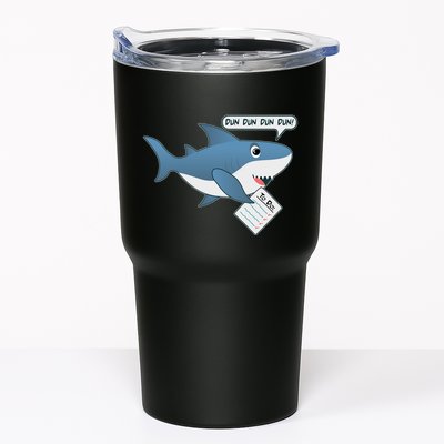 Funny Dun Dun To Do List Shark Tumbler