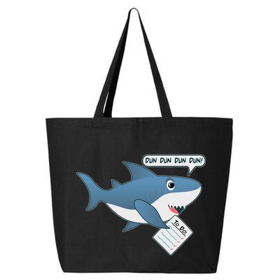 Funny Dun Dun To Do List Shark 25L Jumbo Tote