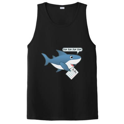 Funny Dun Dun To Do List Shark PosiCharge Competitor Tank
