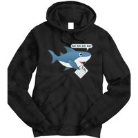 Funny Dun Dun To Do List Shark Tie Dye Hoodie
