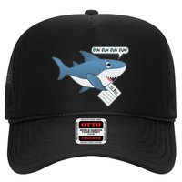 Funny Dun Dun To Do List Shark Trucker Hat