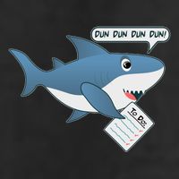 Funny Dun Dun To Do List Shark Trucker Hat