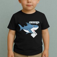 Funny Dun Dun To Do List Shark Toddler T-Shirt