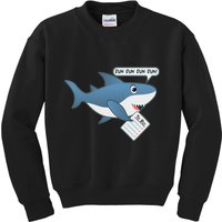 Funny Dun Dun To Do List Shark Kids Sweatshirt