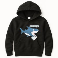 Funny Dun Dun To Do List Shark Kids Hoodie