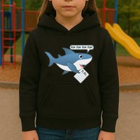 Funny Dun Dun To Do List Shark Kids Hoodie
