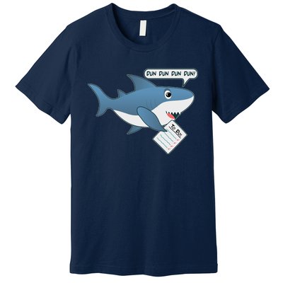 Funny Dun Dun To Do List Shark Premium T-Shirt