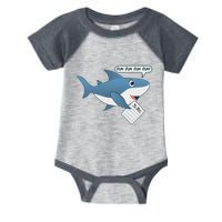 Funny Dun Dun To Do List Shark Infant Baby Jersey Bodysuit
