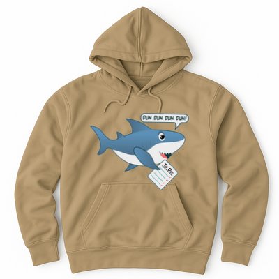 Funny Dun Dun To Do List Shark Hoodie