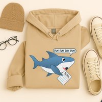Funny Dun Dun To Do List Shark Hoodie