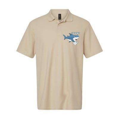 Funny Dun Dun To Do List Shark Softstyle Adult Sport Polo