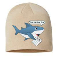 Funny Dun Dun To Do List Shark Sustainable Beanie