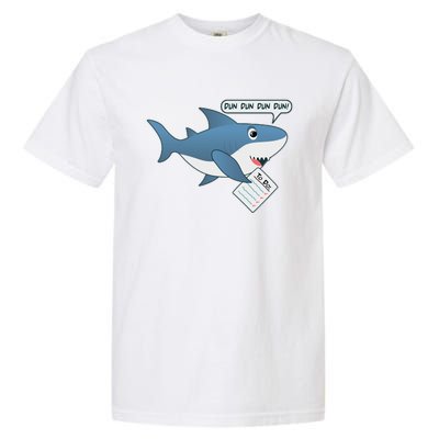 Funny Dun Dun To Do List Shark Garment-Dyed Heavyweight T-Shirt