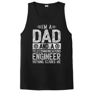 Fathers Day Dad IM Dad And Telecommunications Engineer PosiCharge Competitor Tank