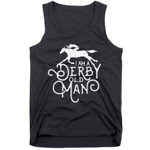 Funny Derby Day Derby Old Man Kentucky Horse Racing Tank Top