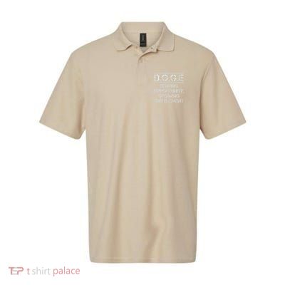 Funny Doge. Denying Opportunity Growing Entitlement Softstyle Adult Sport Polo