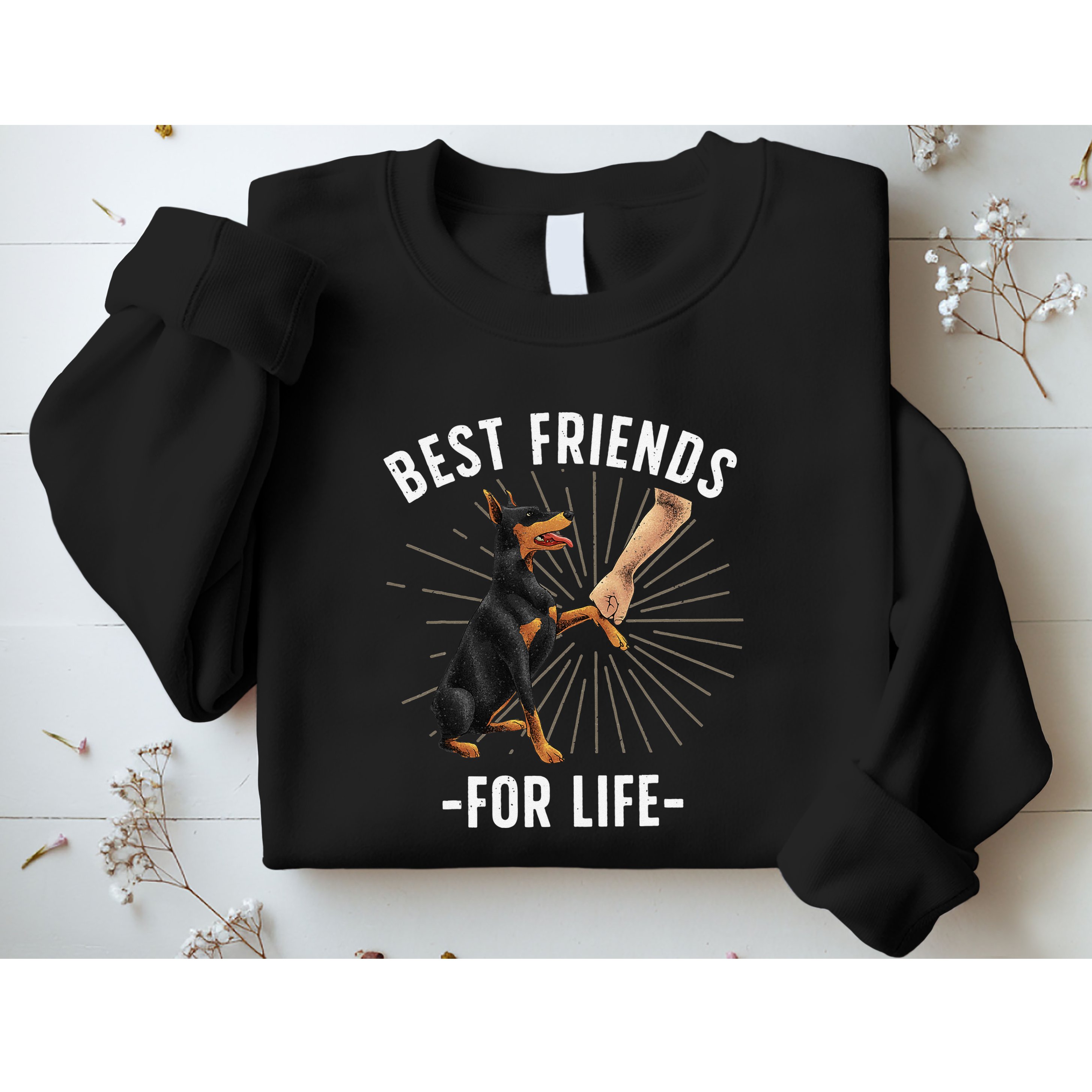 Funny Doberman Design For  Doberman Pinscher Lovers Sweatshirt