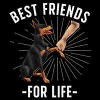 Funny Doberman Design For  Doberman Pinscher Lovers Drawstring Bag