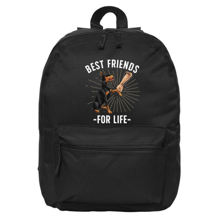 Funny Doberman Design For  Doberman Pinscher Lovers 16 in Basic Backpack