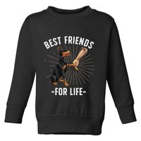 Funny Doberman Design For  Doberman Pinscher Lovers Toddler Sweatshirt