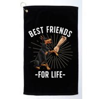 Funny Doberman Design For  Doberman Pinscher Lovers Golf Towel