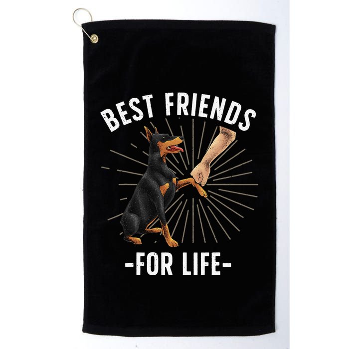 Funny Doberman Design For  Doberman Pinscher Lovers Golf Towel