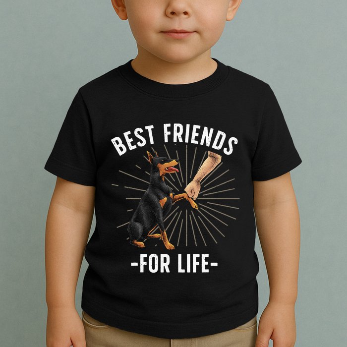 Funny Doberman Design For  Doberman Pinscher Lovers Toddler T-Shirt